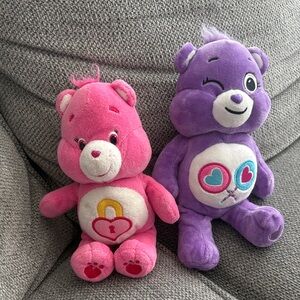 Care Bears Pink and Purple Plush Duo